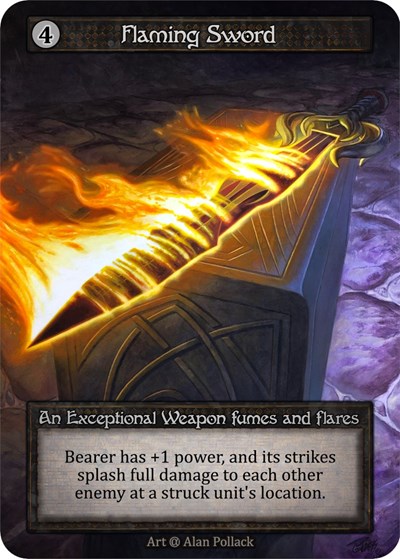 Flaming Sword