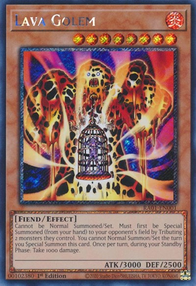 Lava Golem (Platinum Secret Rare)