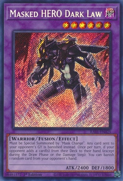 Masked HERO Dark Law (Secret Rare)