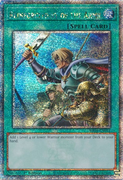 Reinforcement of the Army (Quarter Century Secret Rare)