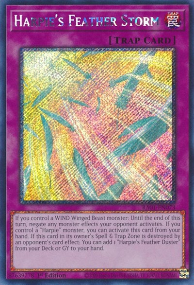 Harpie's Feather Storm (Platinum Secret Rare)