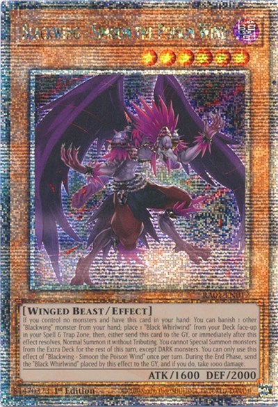 Blackwing - Simoon the Poison Wind (Quarter Century Secret Rare)
