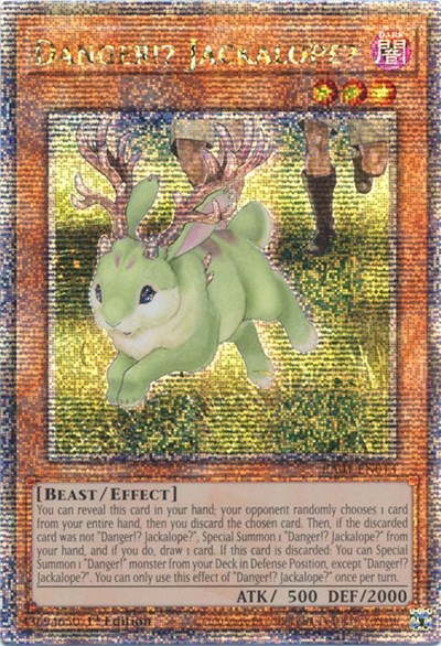 Danger!? Jackalope? (Quarter Century Secret Rare)