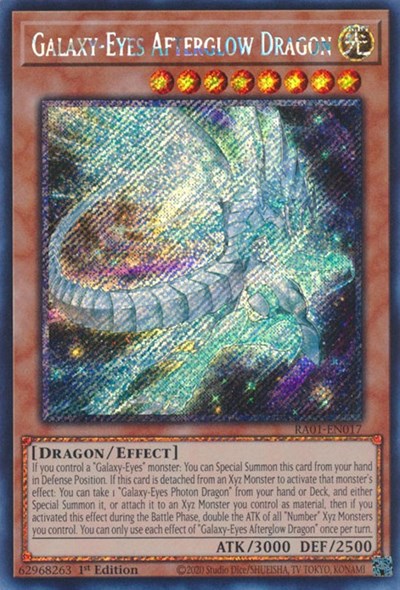 Galaxy-Eyes Afterglow Dragon (Platinum Secret Rare)