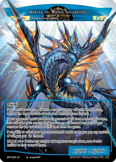 Solaristation of Water // Avatar of Water Solarisites