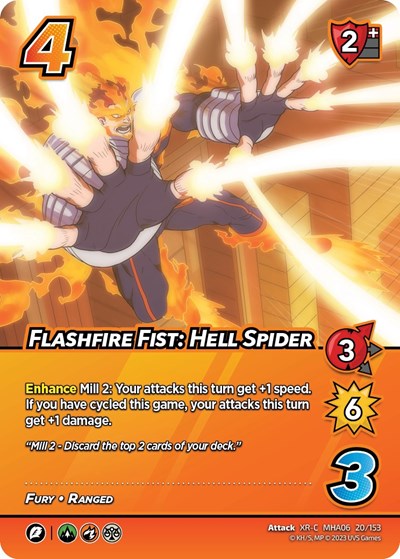 Flashfire Fist: Hell Spider (XR)