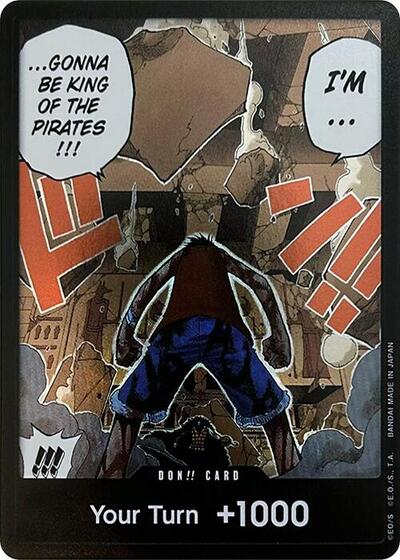 DON!! Card (Luffy vs. Crocodile) (Devil Fruits Collection Vol. 1)