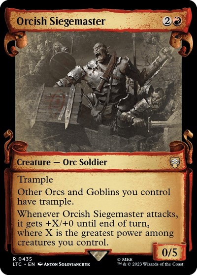 Orcish Siegemaster (Showcase Scrolls)