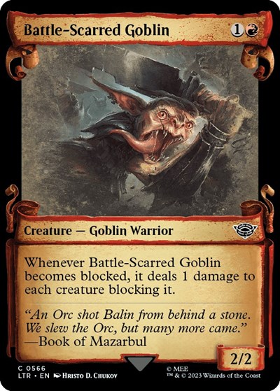 Battle-Scarred Goblin (Showcase Scrolls)