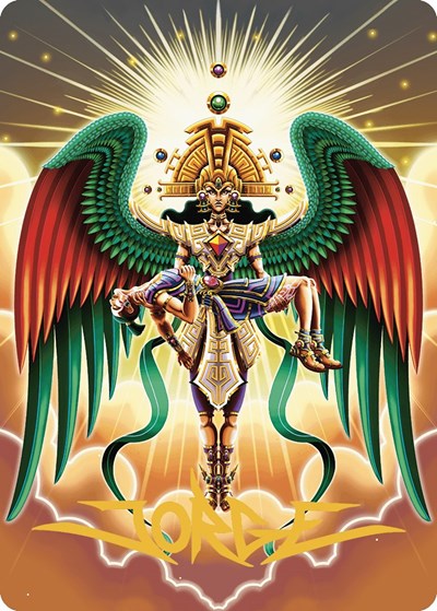 Resplendent Angel Art Card (59/81) (Gold-Stamped Signature)