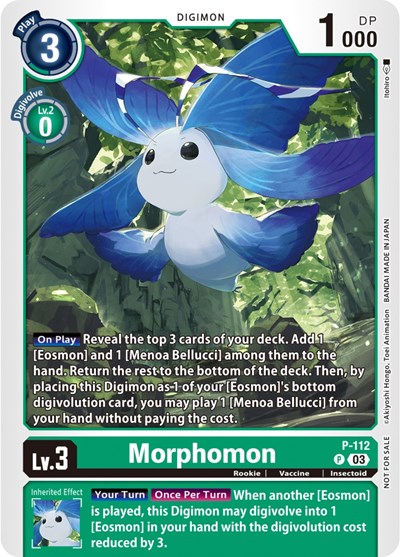 Morphomon - P-112 (3rd Anniversary Survey Pack)