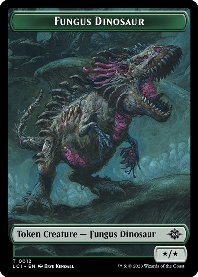 Fungus Dinosaur Token