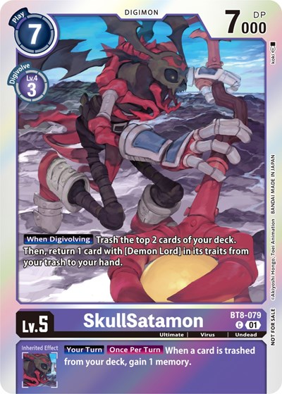 SkullSatamon (Blast Ace Double Pack Set)