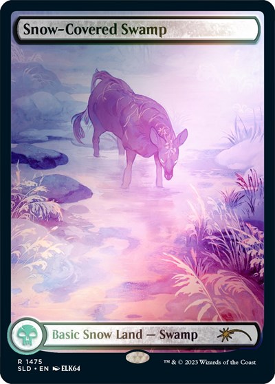 Snow-Covered Swamp (1475) (Rainbow Foil)