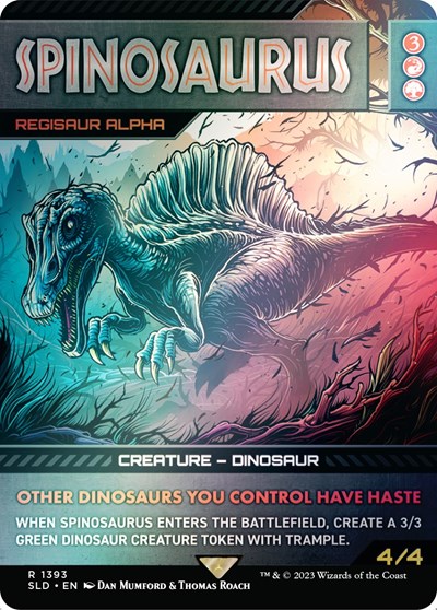Spinosaurus - Regisaur Alpha (Rainbow Foil)