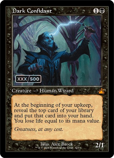 Dark Confidant (Retro Frame) (Serial Numbered)