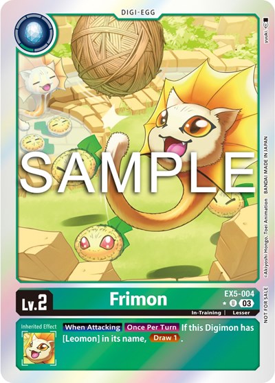 Frimon (Animal Colosseum Box Promotion Pack)