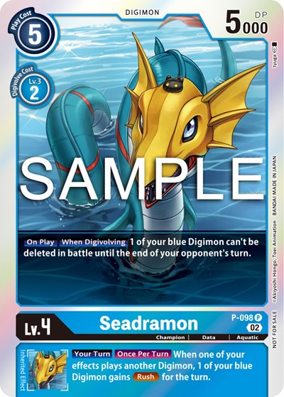 Seadramon - P-098 (Limited Card Pack Ver.2)