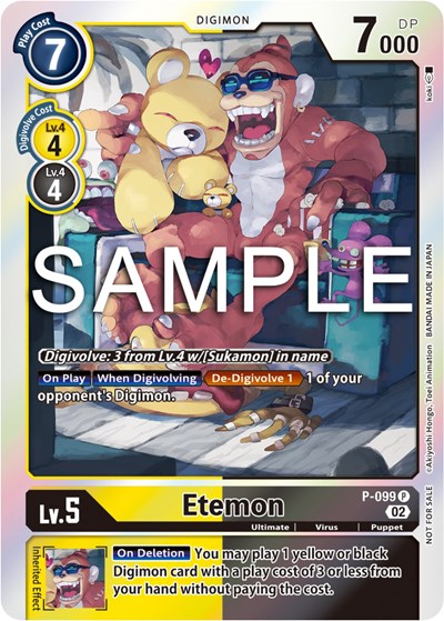 Etemon - P-099 (Limited Card Pack Ver.2)