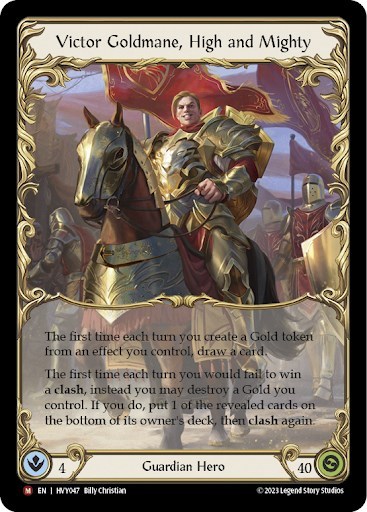 Victor Goldmane, High and Mighty