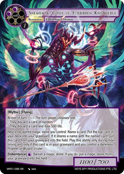 Shemhaza, Giver of Forbidden Knowledge