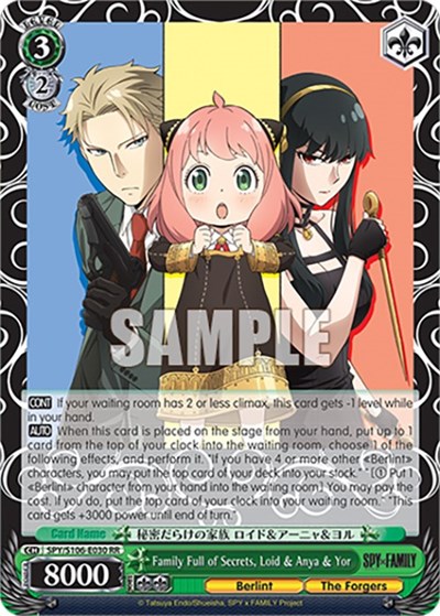 Family Full of Secrets, Loid & Anya & Yor
