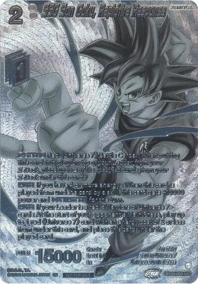 SSG Son Goku, Rapidfire Response (2023 Offline Regionals Silver Print)