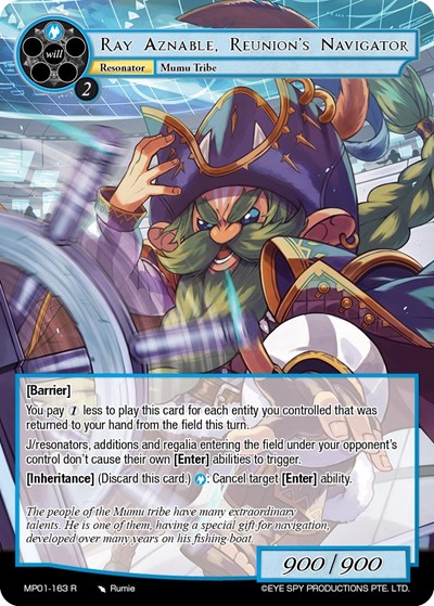 Ray Aznable, Reunion's Navigator