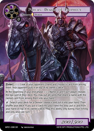 Furcas, Demon of Prophecy