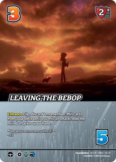 Leaving the Bebop (Alternate Art)