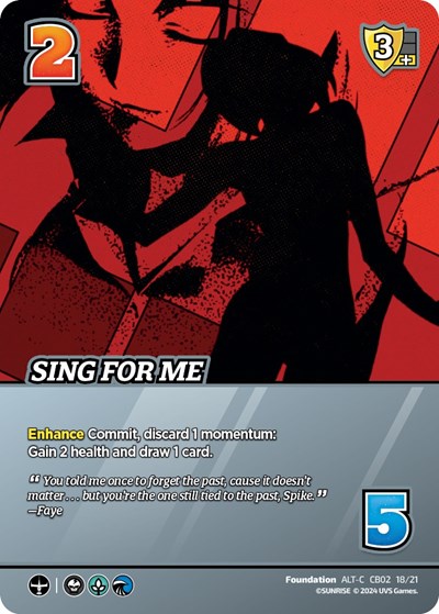 Sing For Me (Alternate Art)
