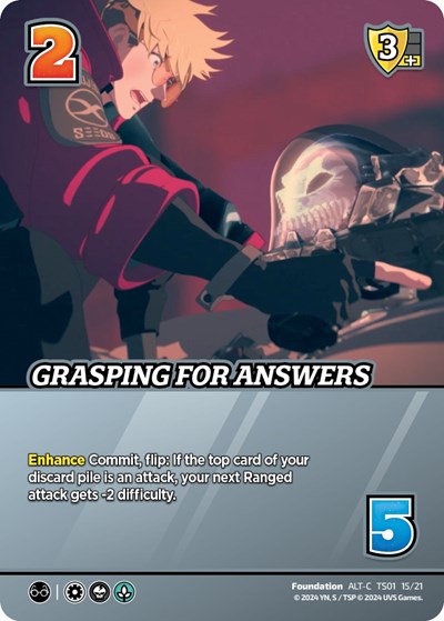 Grasping For Answers (Alternate Art)