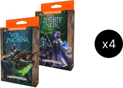 Challenger Series: Vox Machina and Mighty Nein Deck Display