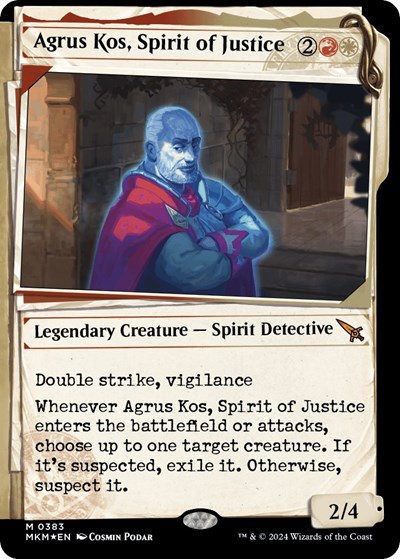Agrus Kos, Spirit of Justice (Showcase) (Invisible Ink)