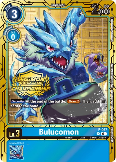 Bulucomon - P-067 (Championship 2023 Gold Card Set)