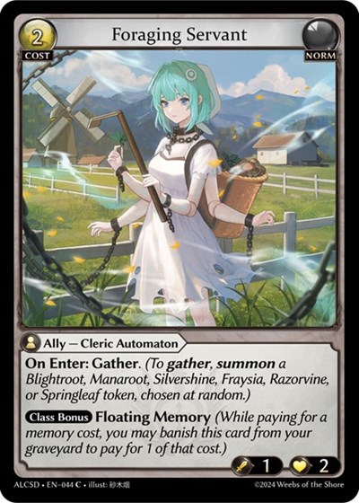 Foraging Servant