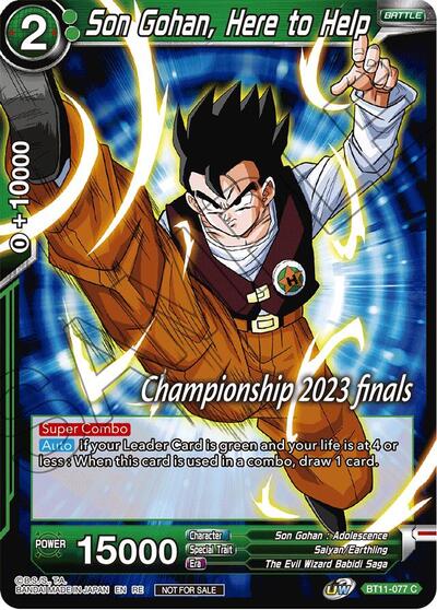 Son Gohan, Here to Help (2023 Championship Finals Celebration Pack)