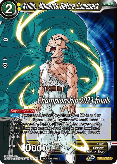 Krillin, Moments Before Comeback (2023 Championship Finals Celebration Pack)