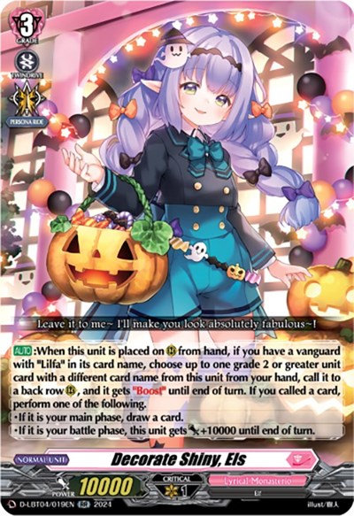 Decorate Shiny, Els