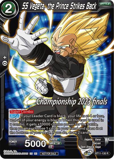 SS Vegeta, the Prince Strikes Back (2023 Championship Finals Celebration Pack)