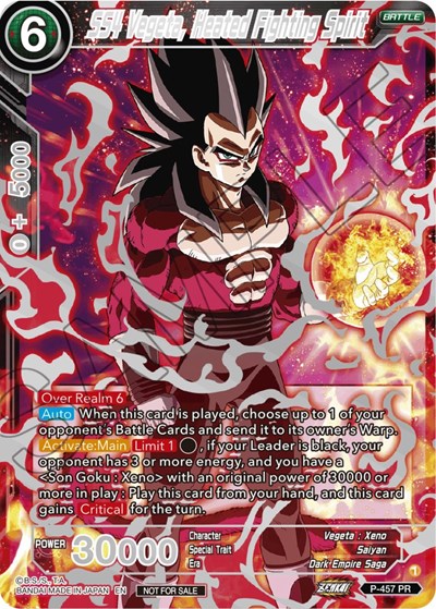 SS4 Vegeta, Heated Fighting Spirit (Championship 2023 Reward Alternate Art Card Set) (Holo)