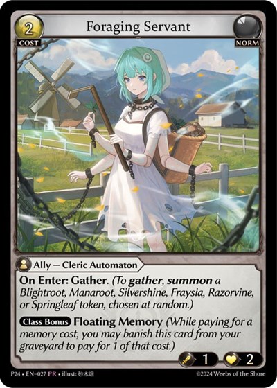Foraging Servant