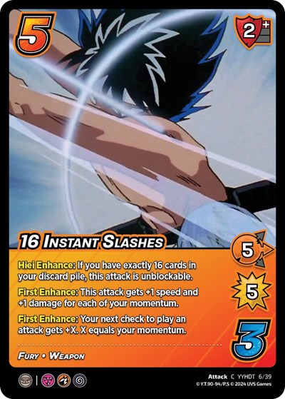 16 Instant Slashes (Time Shifted)