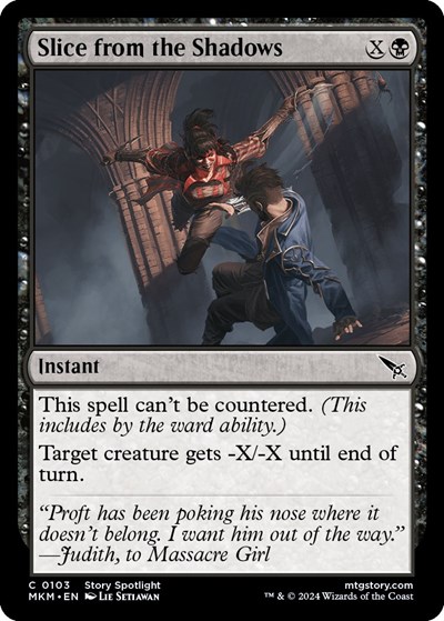 Slice from the Shadows