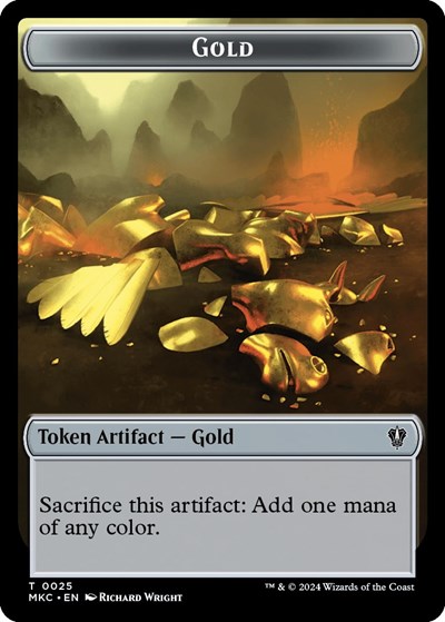 Gold // Treasure Double-Sided Token