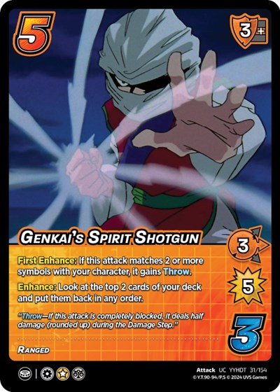 Genkai's Spirit Shotgun