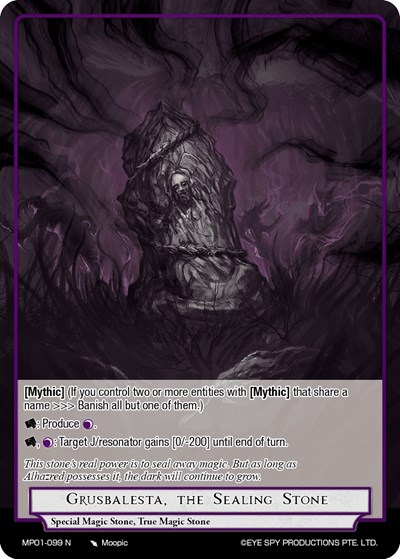 Grusbalesta, the Sealing Stone