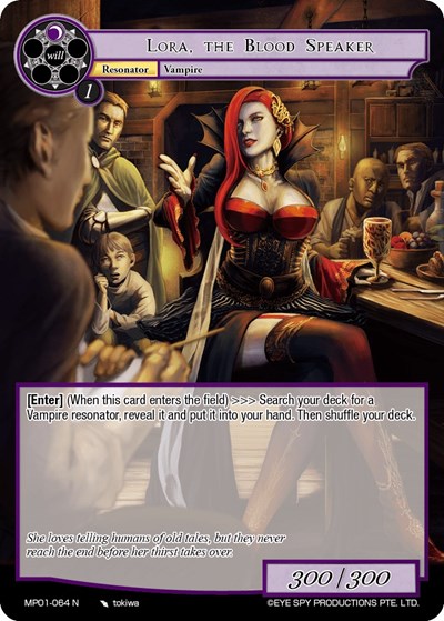 Lora, the Blood Speaker