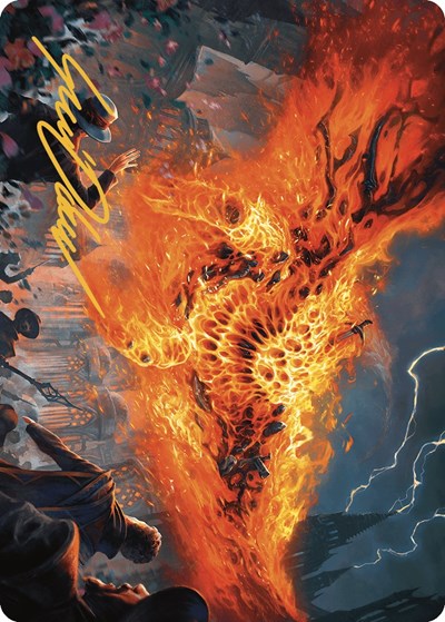 Havoc Eater Art Card (Gold-Stamped Signature)