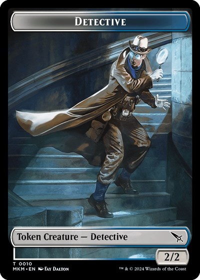 Detective // Voja Fenstalker Double-Sided Token